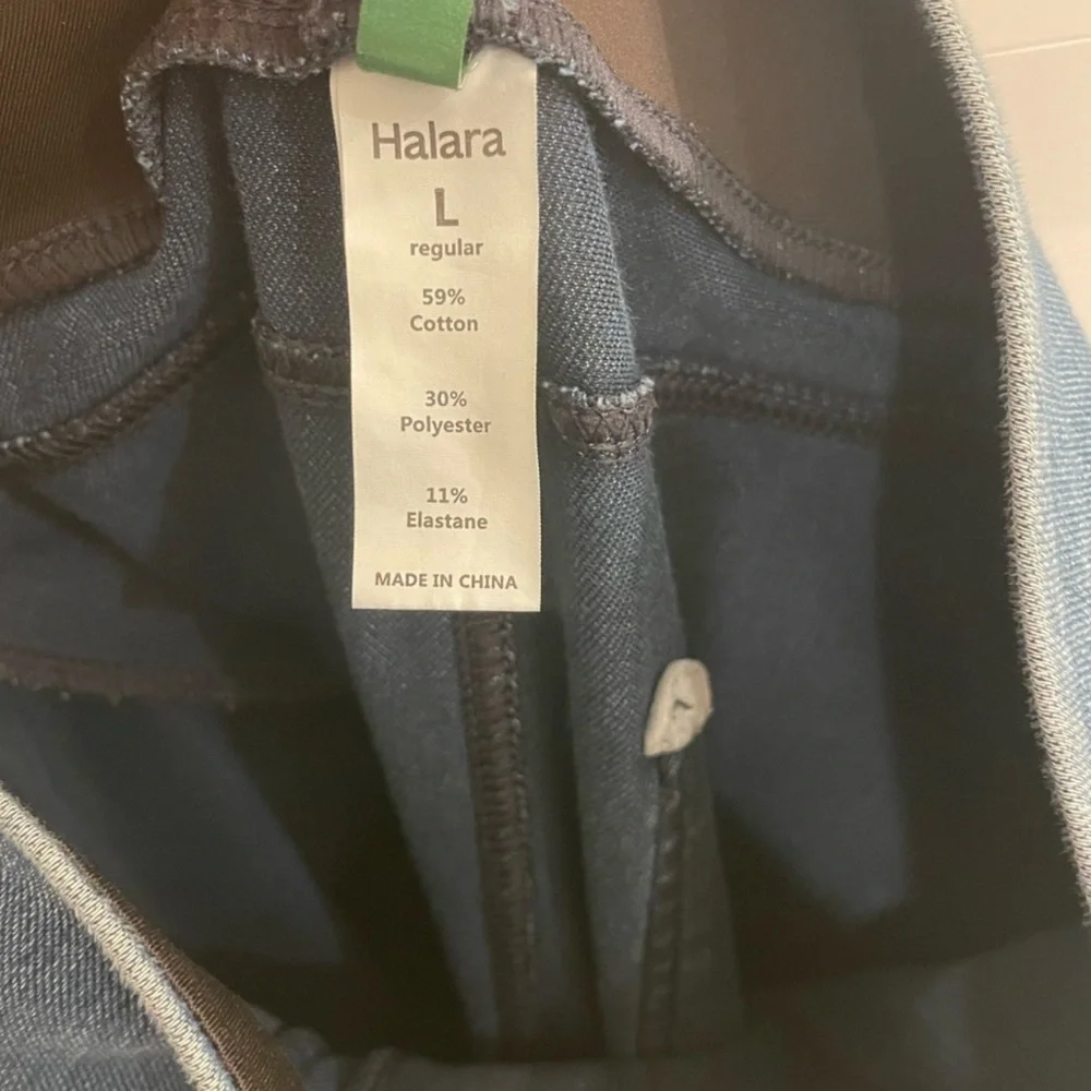 HALARA Blue Flare Wide Leg Jeans 👖 size Large - Picture 8 of 8